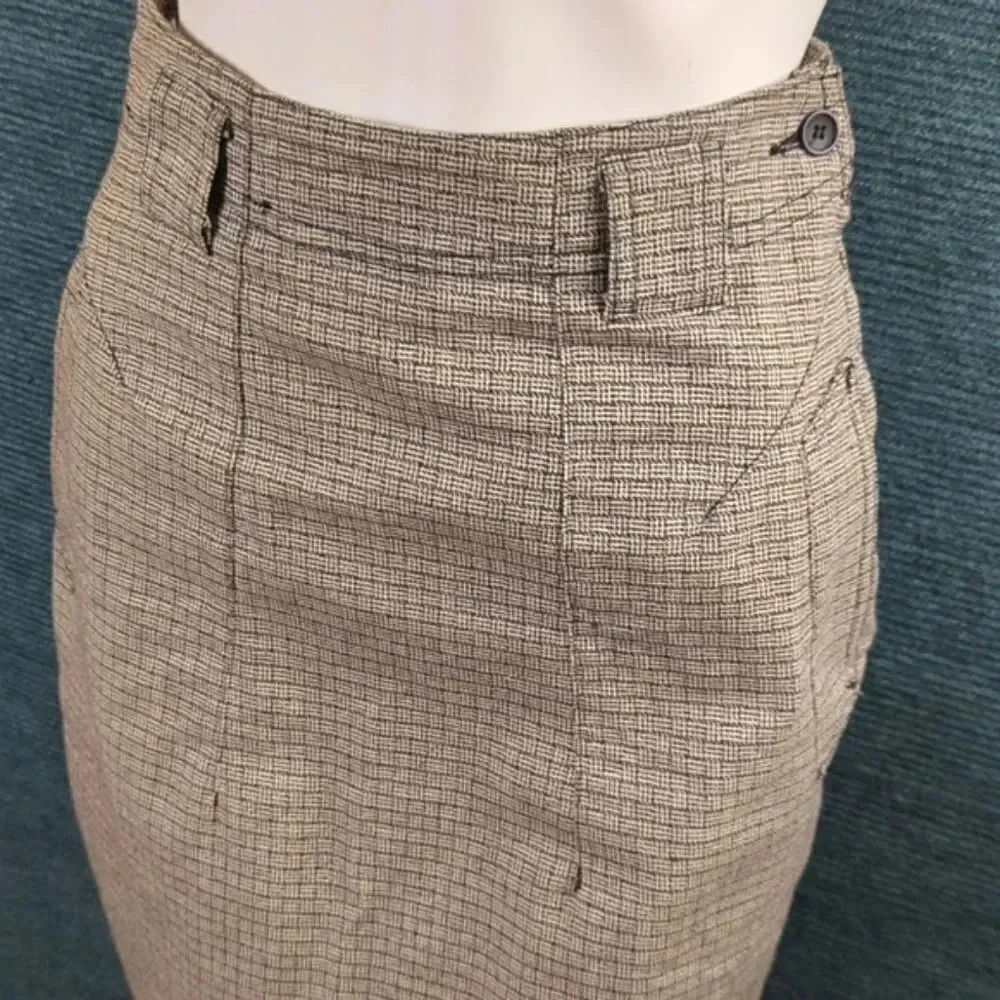 Vintage 80s In-Wear Women's Suit; Skirt & Blazer 100% Cotton - Picture 9 of 16